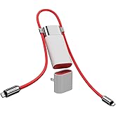 sharge 3 in 1 Power Bank PD 40W Fast Charging 10000mAh Portable Charger with Red Cable SUPERVOOC 55W 36Wh Battery Pack for iPhone 16/ OnePlus 12/11/Open/Nord Series