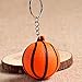 OKOK 12 Pack Orange Basketball Keychains for Kids Party Favors, School Carnival Prizes, Sport Stress Ball