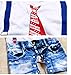 Popbop Baby Boys Cotton Short Sleeve Funny Onesies Printed Bodysuit Rompers Summer Clothes White Age 6M