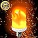 Terrvana LED Flame Effect Light Bulb : High Quality E26 LED Flickering Flame Light Bulbs Candle, Simulated Decorative Light Atmosphere Lighting Flaming Light Bulb for Tiki Bar Decoration