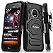 Moto G5 Plus Case, Evocel [New Generation Series] Belt Clip Holster, Kickstand, & Dual Layer for Motorola Moto G5 Plus XT1687 (5th Gen / 2017 Release), Black (EVO-MOTG5PLUS-XX01)