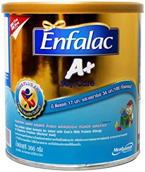 Enfalac A+ Soy Care Soy Protein (The Original Enfalac A+ Prosobee) 12.92 Oz or 366g.