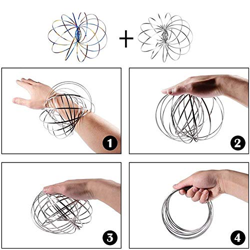 image for LilyFM Magic Flow Rings, Interactive Arm Flow Rings Magic Bracelet 3D 