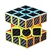 BUDI 4 Pcs Speed cube, 2x2+3x3+Pyraminx+Oblique Puzzle Cube Cool Rubicks Cube, Carbon Fiber Stickers Cool Smooth Puzzle Games for Brain Teasers Puzzle Enthusiasts Cube Beginners