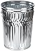 Witt Industries WCD32C Galvanized Steel 32-Gallon Light Duty Trash Can, Round, 21-1/4