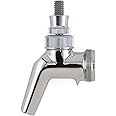 Perlick Polished Chrome Finish Quality Faucet, US Beer Industry Standard, Silver