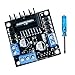 ELEGOO L298N Dual H Bridge Stepper DC Motor Driver Shield Expansion Development Board for Arduino DIY Smart Car Robot Mega UNO