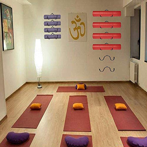 image for Pmsanzay Yoga Mat Storage Foam Rollers Rack Rolled Bath Towels Holder 