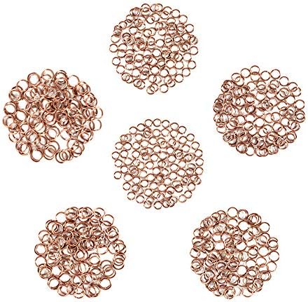Antique Copper - Enameled Copper Jump Rings – 20 Gauge – 3.0mm to 5.5 mm ID - 600 Rings