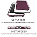 iPhone 6/6S Case, EXSEK 3 Color Case Hybrid Impact Ultra Slim Durable [Anti-Slip] Women Girls Cute Scratch Resistant Soft Gel Bumper Rugged Case for iPhone 6/6S 4.7 Inch (Wine Red)