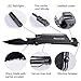 Survival Knife - Updated 7-in-1 Tactical Pocket Folding Knife with LED Flashlight, Glass Breaker, Seatbelt Cutter, Magnesium Fire Starter, Whistle and Bottle Opener, Best Stainless Steel Camping Gear