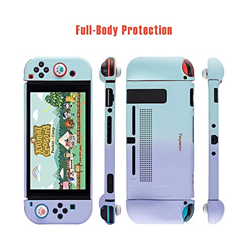 Teyomi Case for Nintendo Switch with 2 Pcs Thumb Grips