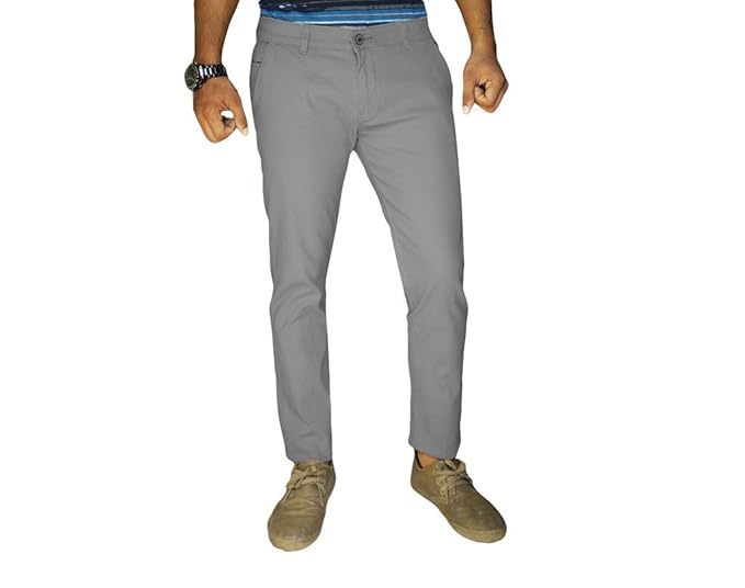 light grey slim fit chinos