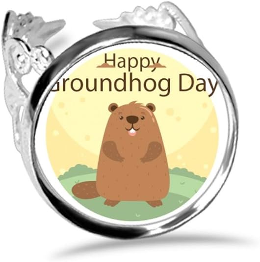 DIYthinker US and Canada Groundhog Day February Ring