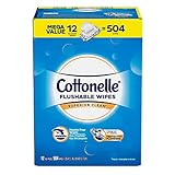 Cottonelle Fresh Care Flushable Cleansing Cloths, 504 Cloths