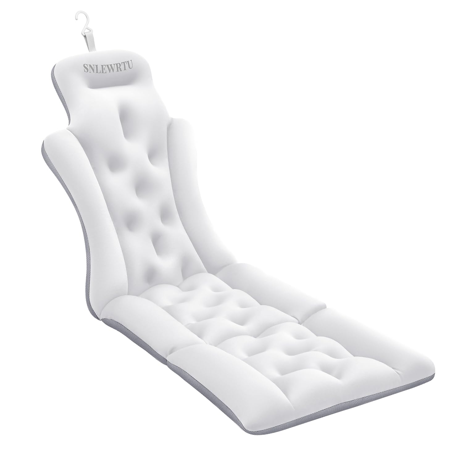 Photo 1 of Full Body Bath Pillow for Bathtub, Thick & Luxury Bathtub Pillow Bathtub Cushion with 192 Suction Cups for Head & Neck, Back Support, Ideal Bath Pillows for Tub Women' Gifts Spa, Soaking