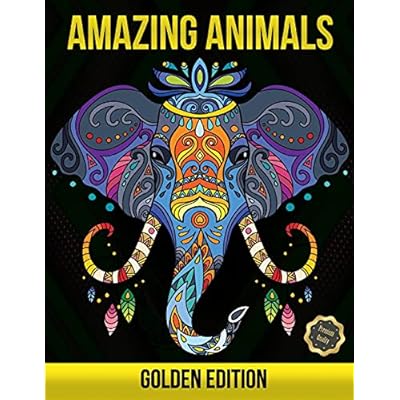 Download Buy Amazing Animals Golden Edition Over 60 Animal Patterns To Color Adult Coloring Book Stress Relieving Animal Designs Paperback November 23 2020 Online In Tunisia B08p3gtqjx