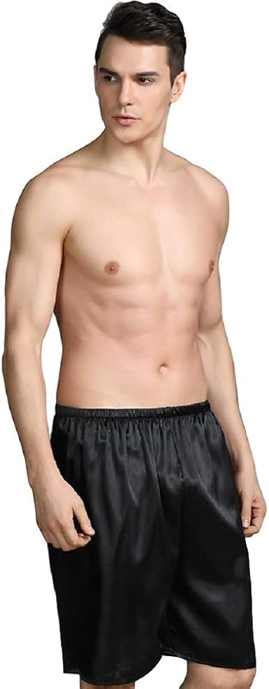 Mhslker Men S Soft Lounge Sleep Pajama Short Loose Fit Elastic Waist Wicking Pajama Bottoms At Amazon Men S Clothing Store