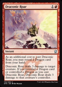 Magic: the Gathering - Draconic Roar (134/264) - Dragons of Tarkir