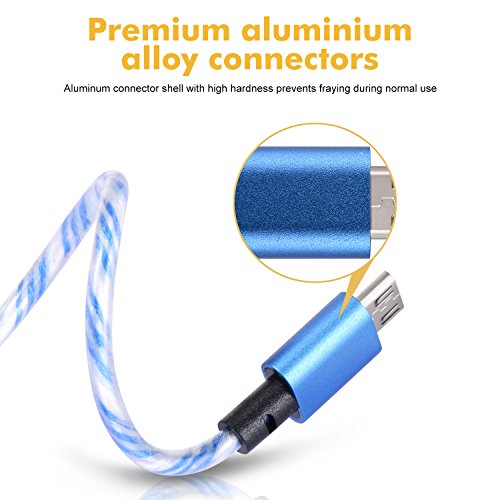 Micro USB Cable, Bestfy 6Pack 6FT Micro USB to USB Charging Cable, Fast Speed Charging & Syncing Cable for Samsung / Sony / Nokia / Nexus / HTC / Blackberry / Android / Windows and More(Blue & White)Â 