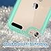 ULAK iPod Touch Case 7th Generation, itouch 6 Case, Slim Hybrid Hard PC Back Cover with Shock Absorption Bumper Conner, Premium Protective Cases for iPod Touch 7th/6th/5th Generation, Green