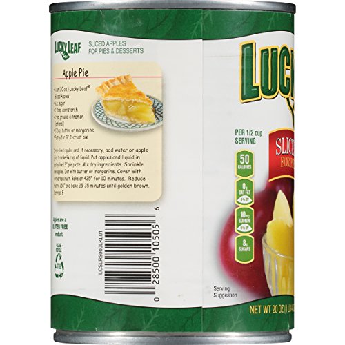 Lucky Leaf Sliced Apples in Water for Pies and Desserts, 20 Ounce (Pack of 12) - Thumbnail 3