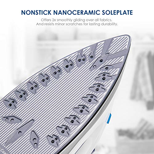 2 Deik+Nanoceramic+Soleplate+Temperature+Self+Clean