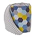 Lolli Living Woods Bumper - Hexagon - Crib Bumper With 100% Cotton Shell, Reversible Design, Comfortable Protective Padding With Secure Ties, Fits Standard Crib