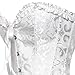 Frawirshau Women's Lace Up Boned Overbust Corset Bustier Bodyshaper Top White XL