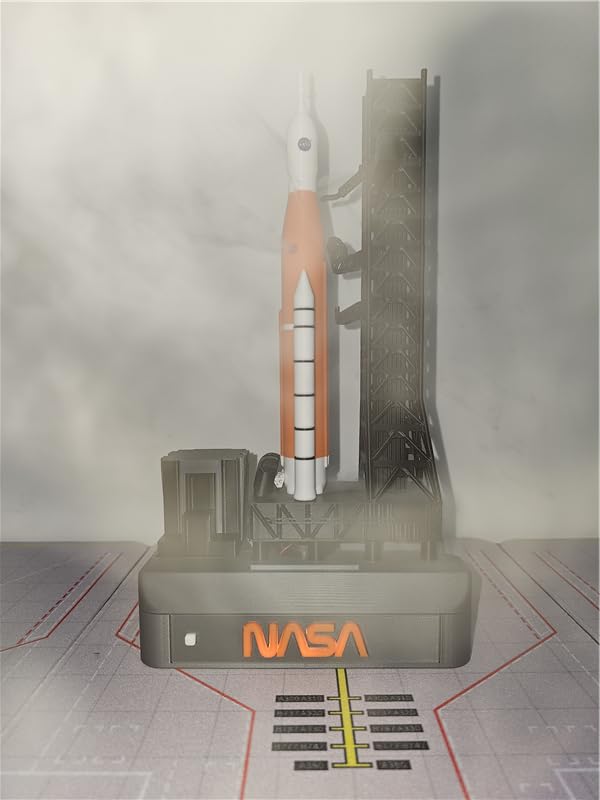 CYBERTOFU 1:400 NASA Artemis SLS Orion Launch Tower Set Rocket Model with Humidifier