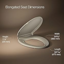 KOHLER CACHET® NIGHTLIGHT TOILET SEAT, Ready