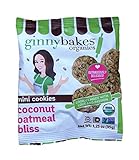 Ginnyminis Organic Gluten-Free Cookie Coconut Oatmeal Bliss - Pack of 10, 1.25 Oz. Ea.