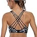 CharmLeaks Womens WorkOut Wirefree CrossBack Padded Running Yoga Sports Sport Bra
