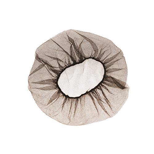 KLEEN CHEFÂ Alphanet Disposable Nylon Honeycomb Hair Net | 21", Latex Free, Brown, Pack of 100