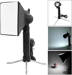 Selens Photography Table Top Lighting kit Portable Softbox Led Lamp Studio Continuous Light for Video and Product