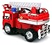 Mini Pumper Fire Truck Rescue Battery Operated Bump and Go Toy Truck w/ Flashing Lights, Sounds