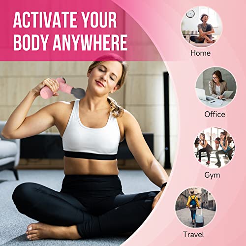 HAUSHOF Mini Massage Gun, Handheld Deep Tissue Percussion Muscle Massager Gun for Athletes, Ultra Small Portable Electric Therapy Gun for Back, Neck, Legs, Shoulder with Carry Bag, Gifts for Men Women