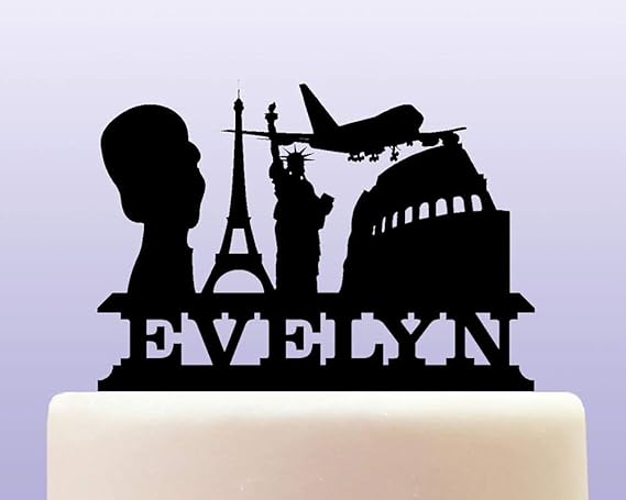 Personalised Acrylic Cabin Crew Airline Stewardess And Flight
