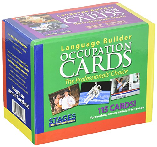 Stages Learning Materials Language Builder Occupation, Career & Community Helper Picture Flashcards Photo Cards for Autism Education and ABA Therapy