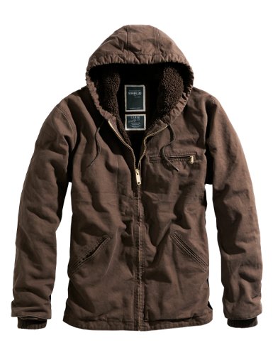 Surplus Raw Vintage Men`s Stonesbury Jacket, Size S, brown