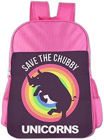 Chirldren's Rhino Save The Chubby Unicorns Shoulder Backpack School Bag