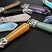 Wholesale Natural Quartz Pendant Hexagonal Pile Bullet Shape Reiki Chakra Crystal Pendant Bulk for Jewelry Making (A-6PCS Assorted)