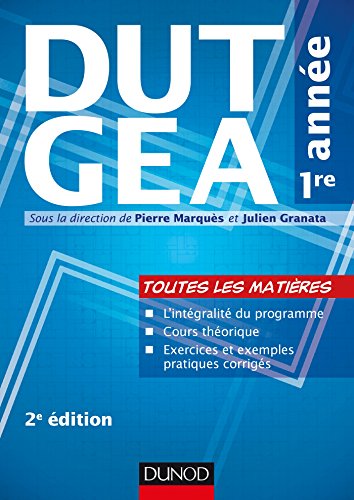 DUT GEA 1re année - 2e éd. - Toutes les matières by (Paperback)