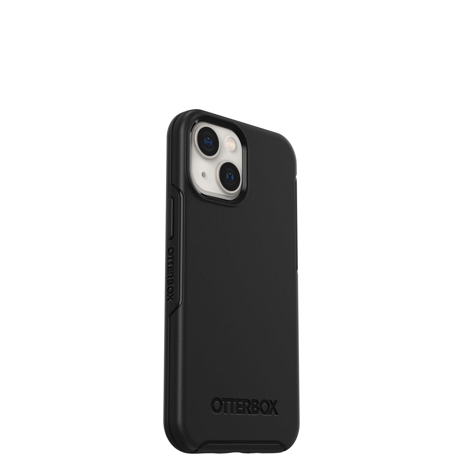 OtterBox iPhone 13 Symmetry Series+ Case - Black, Ultra-Sleek, MagSafe | Snaps to MagSafe | Raised Edges Protect Camera & Screen