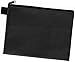 HoneyJar Zipper Bag - Set of 5 - Carry All Pouch to Organize Travel Toiletries Pens Cosmetics (Black, 8 x 6 Inch)