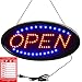 Open LED Sign,LED Business Open Sign Include Business Hours Sign Advertisement Board Electric Display Sign,18.9x9.84inch Two Modes Flashing&Steady Light for Business,Walls,Window,Shop,Bar,Hotel primary