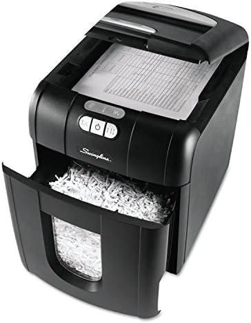 SWINGLINE 1703094 Stack-and-Shred 130XL Auto Feed Super Cross-Cut Shredder Value Pack, 130 Sheets
