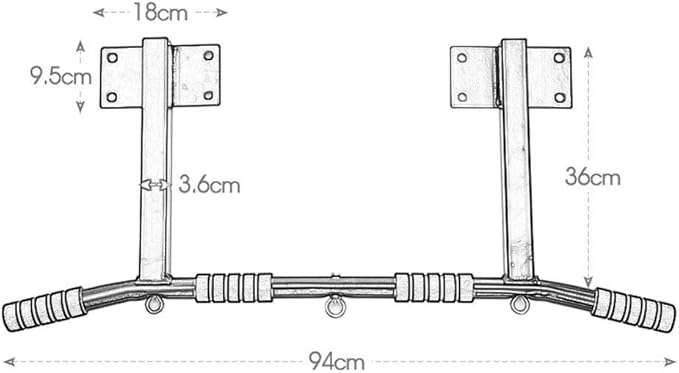 Einzelne Parallelstangen Pull Up Gerat Home Indoor Fitnessgerate Wand Seitlich Montiert Balken Einzelparallele Stangen Perforierte Familie Horizontale Stangenhalter Amazon De Kuche Haushalt