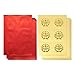 Certificate Seals Gold Embossed Award Stickers - 96 Count 1.7 in - Gold Foil Seals for Certificates & Great Effort Stickers