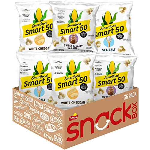 Smart50 Popcorn Variety Pack,Gluten Free Popcorn, 50 calories per cup